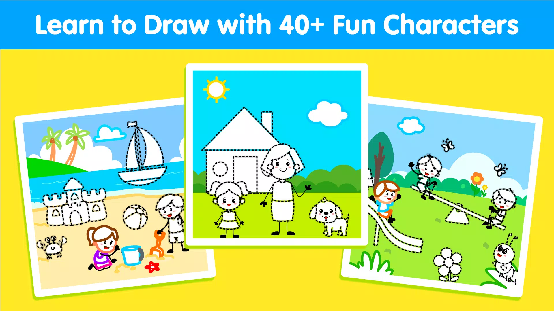 Kids Drawing & Coloring Book ảnh chụp màn hình 1