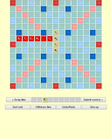 Screenshot Letter Tile Solitaire 2