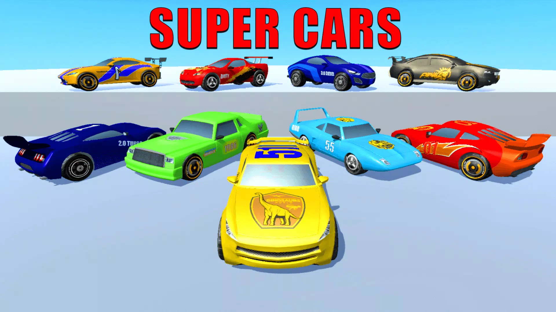 Super Kids Car Racing स्क्रीनशॉट 2