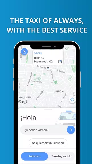 PideTaxi - Taxi in Spain Screenshot 2