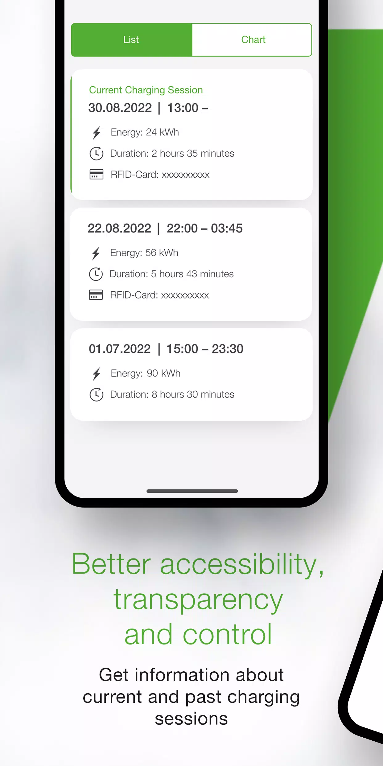 KEBA eMobility App ekran görüntüsü 2