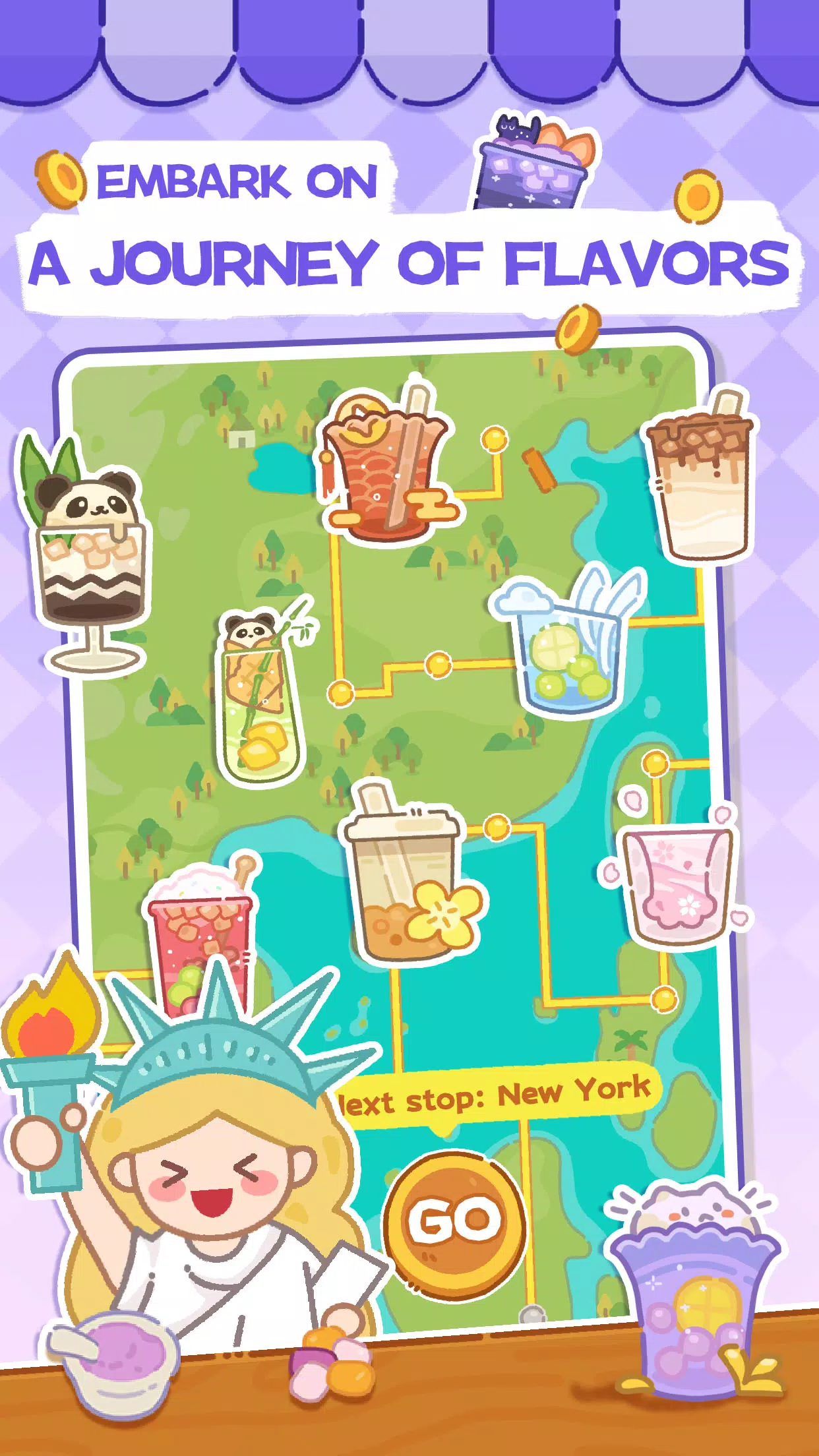 Bubble Tea Sort Screenshot 3