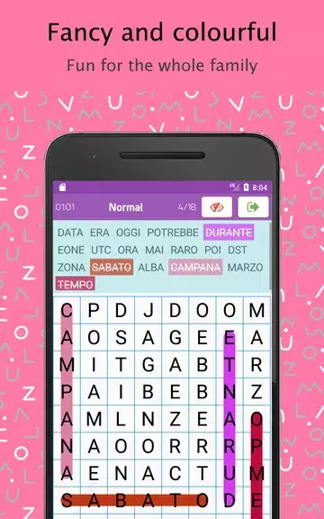 Word Search Italian dictionary captura de pantalla 