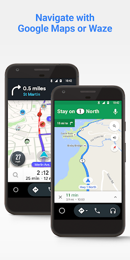 Android Auto – Google Maps, Media & Messaging ekran görüntüsü 3