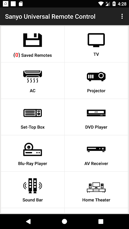 Sanyo Universal Remote應用截圖第1張