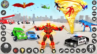 Robot Game Mobil pmk Car Games ဖန်သားပြင်ဓာတ်ပုံ 1