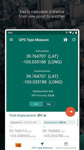 GPS Рулетка экрана 3