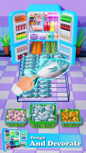 Screenshot Fill The Fridge Organizer Game 3