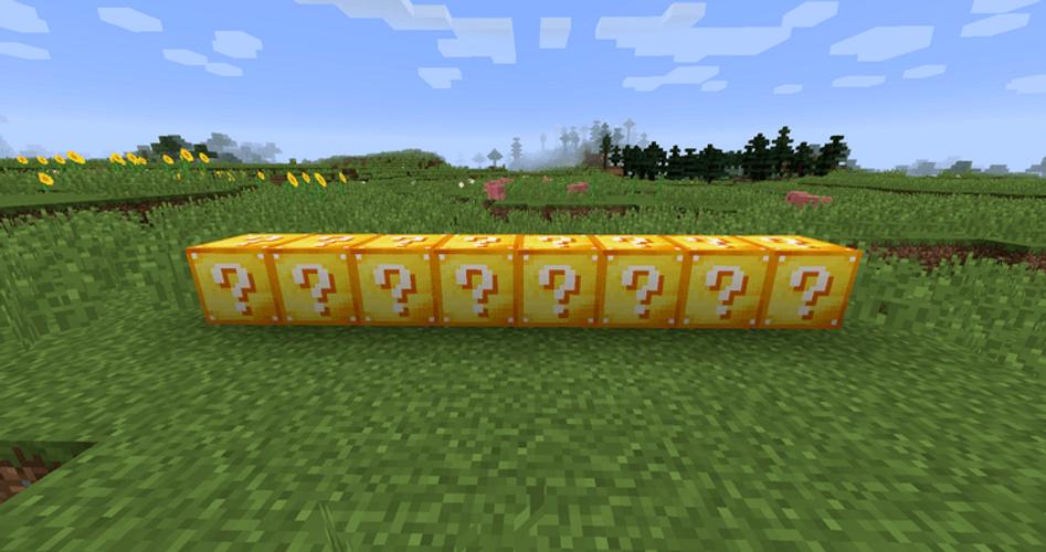 Lucky block mod for mcpe экрана 3