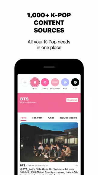 theQoos: K-Pop News, Friends, Music & Community Screenshot 4