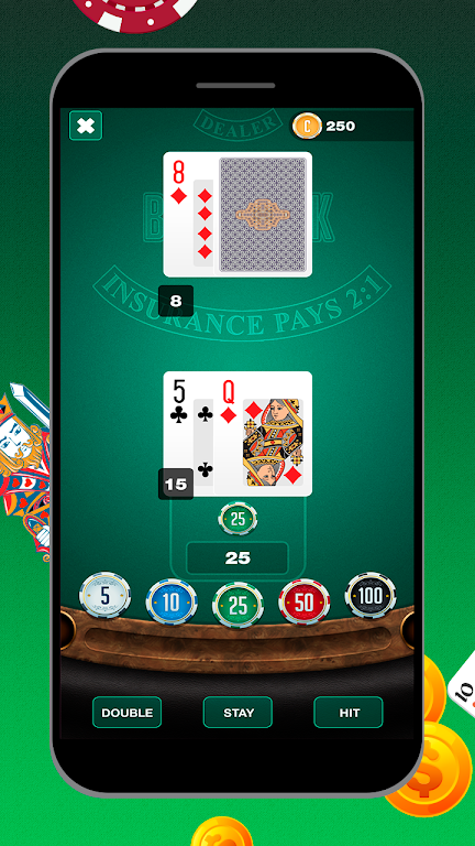 Royal Blackjack 21应用截图第2张