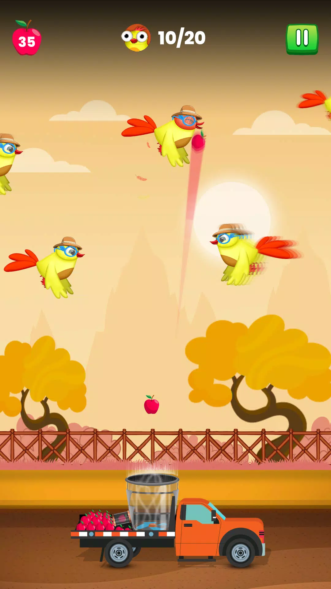 Hungry Birds Food: Bird Game ảnh chụp màn hình 3