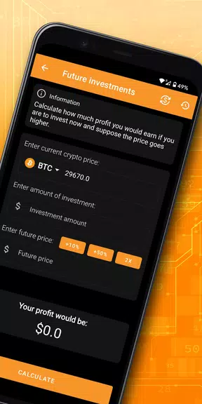 Crypto Calculator zrzut ekranu 2