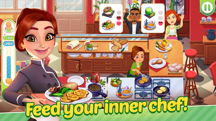 Delicious World - Cooking Game ဖန်သားပြင်ဓာတ်ပုံ 2