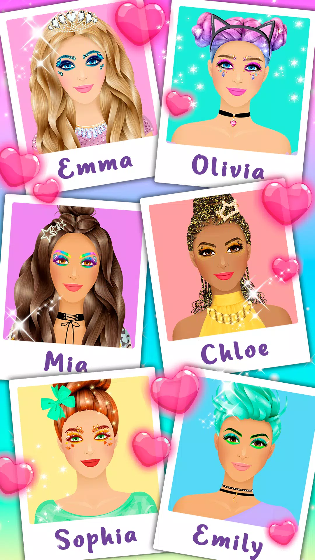 Makeup Beauty Salon Game Girls ảnh chụp màn hình 1