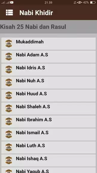 Biografi & Kisah Nabi Khidir Screenshot 2