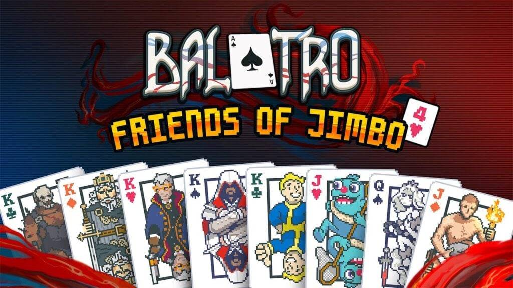 Bumagsak ang Balatro ng isang bagong collab pack, ang Mga Kaibigan ng Jimbo 4!