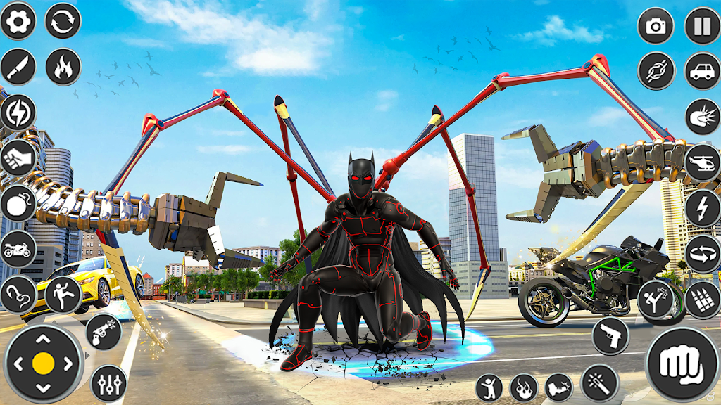 Flying Spider Rope- Hero Games captura de pantalla 