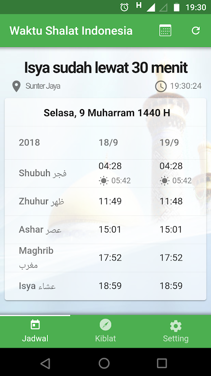 Waktu Shalat Screenshot 2