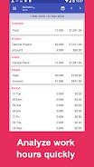 Work Log: Timesheet & Invoice Screenshot 4