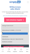 simplytel Servicewelt экрана 1