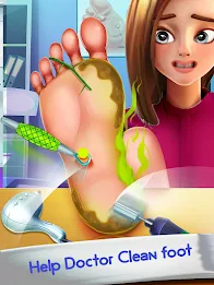 Foot Doctor ASMR Offline Games スクリーンショット 2