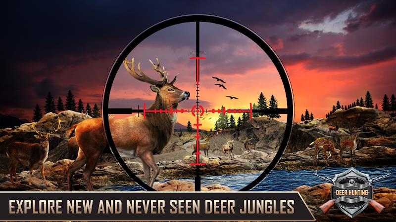 Deer Hunting Simulator Games captura de pantalla 