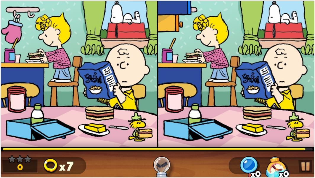 Snoopy Spot the Difference screenshot 2