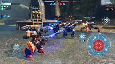 War Robots PvP Multijogadores Captura de tela 3