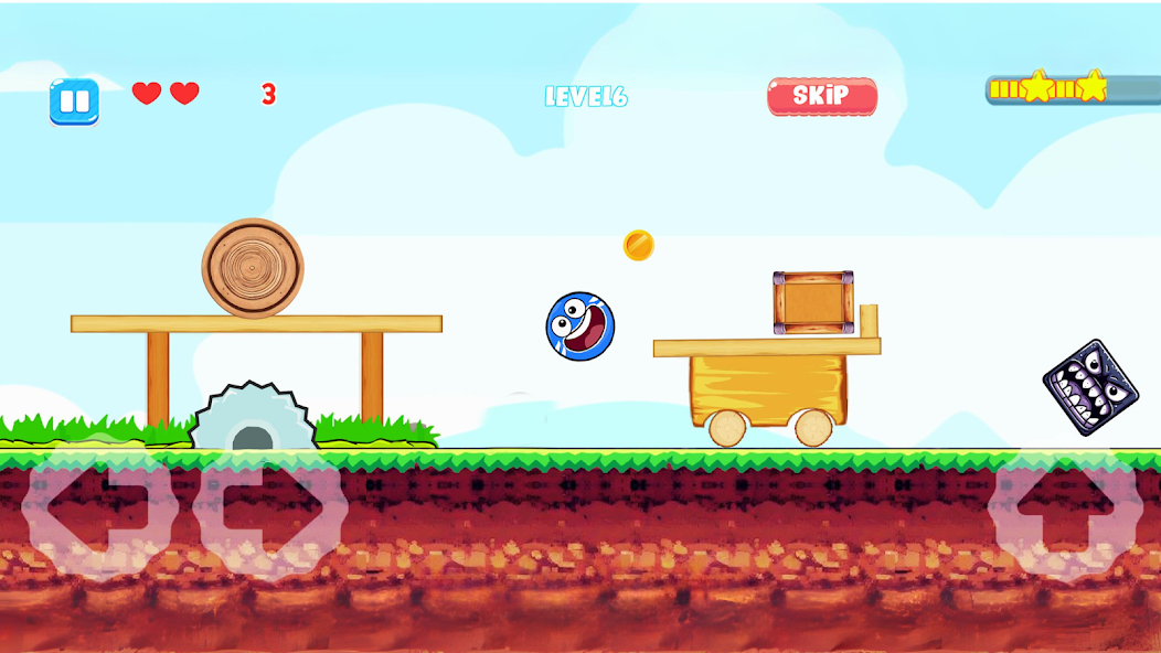 Screenshot Ball V - Red Bounce Ball 5 Mod 4