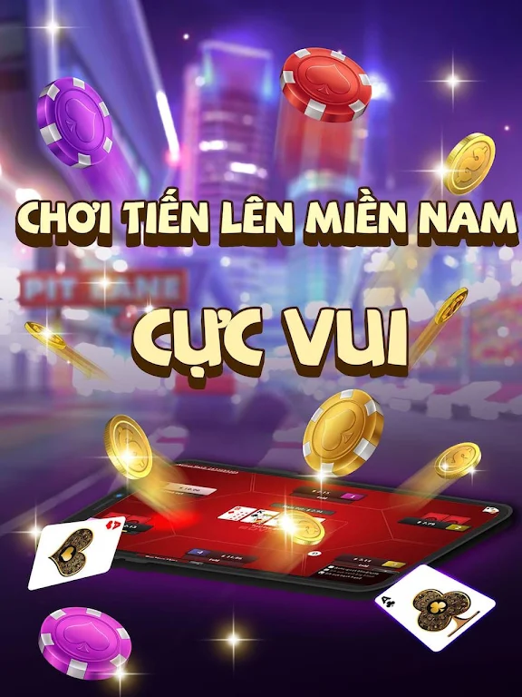 Tiến Lên: Tien len mien nam, tien len - OFFLINE 스크린샷 1