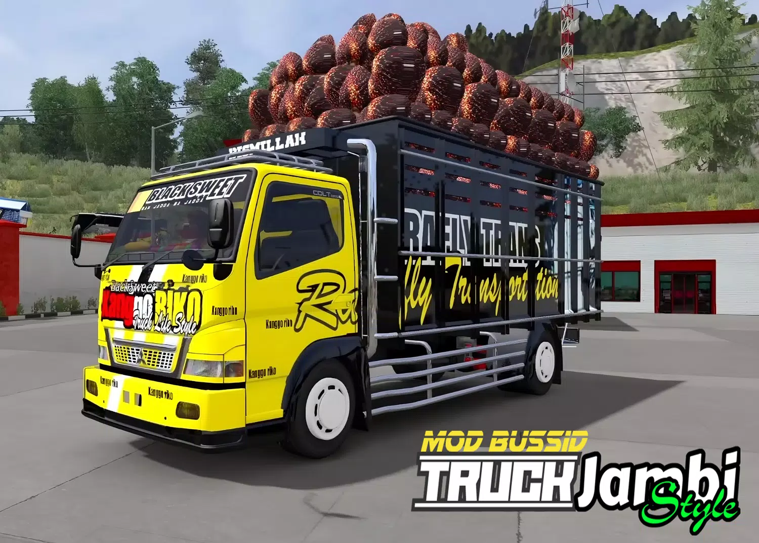 Mod Bussid Truk Jambi Style Скриншот 1