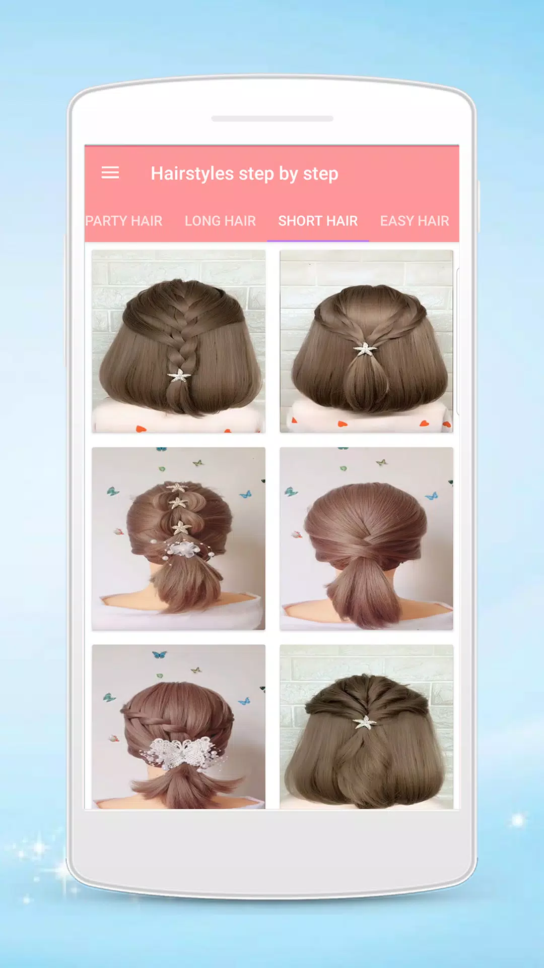 Hairstyles step by step ảnh chụp màn hình 2