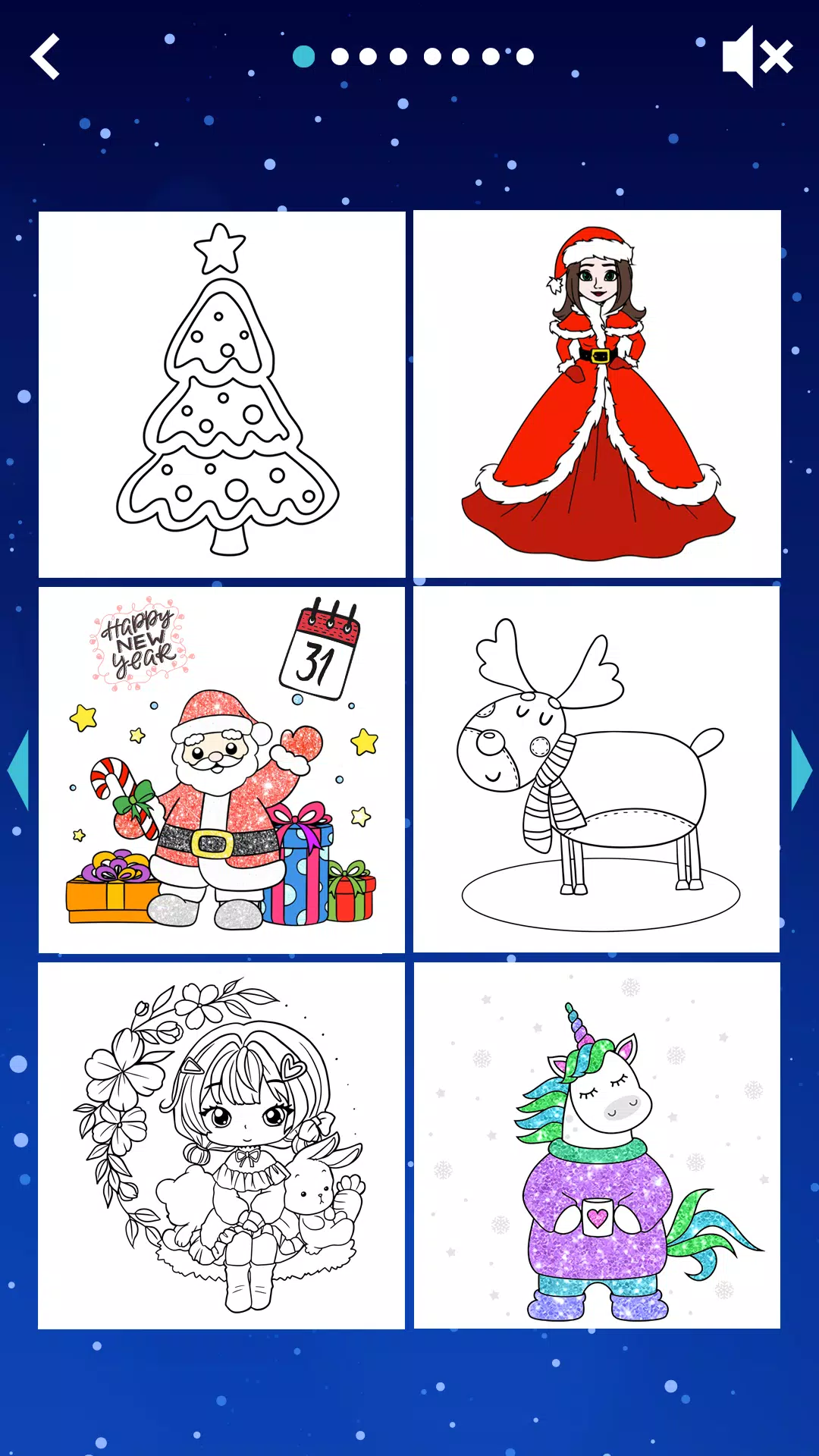 Screenshot Christmas kids coloring 3