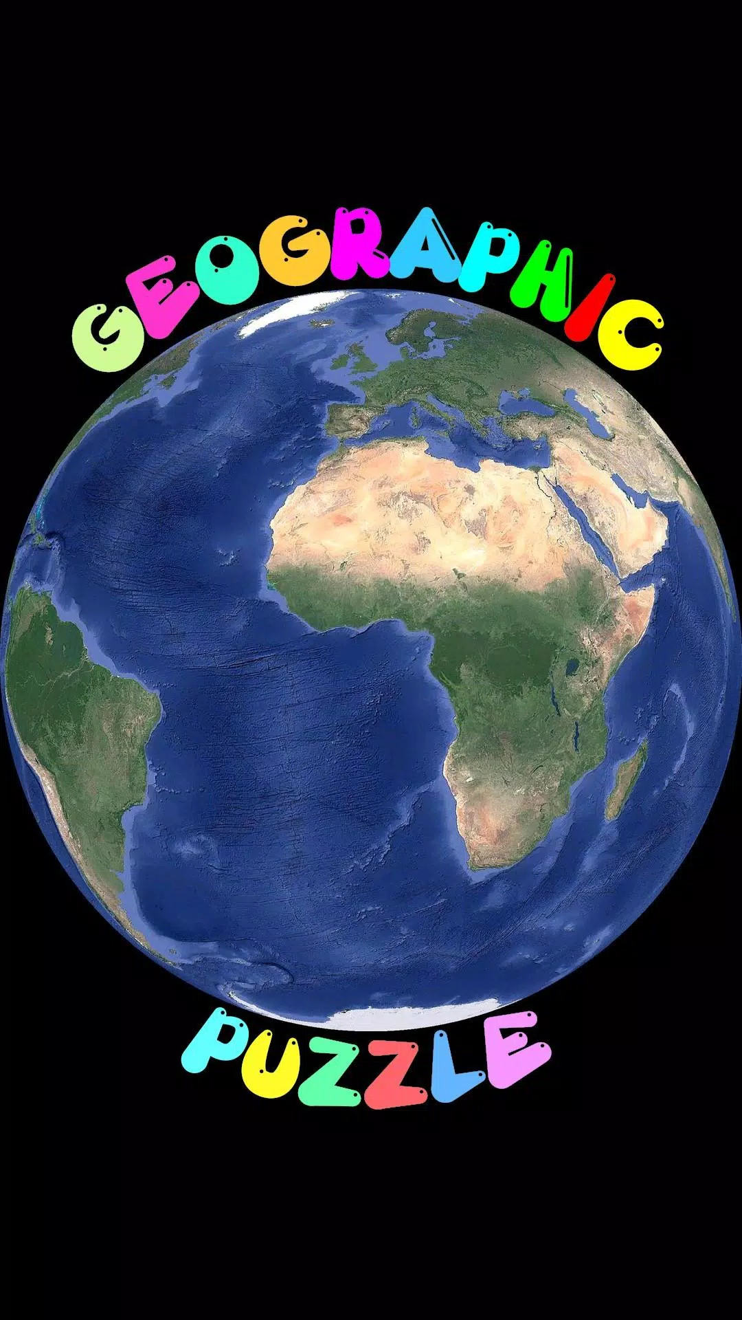 Sliding geographic puzzle screenshot 1