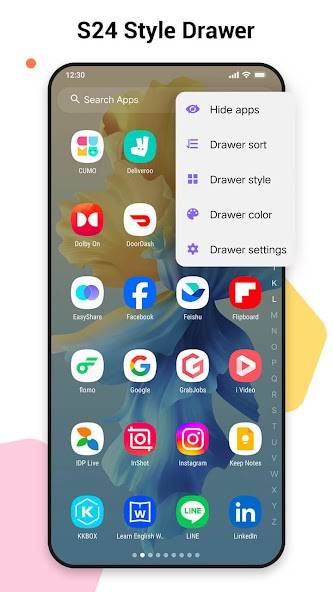 SO S24 Launcher for Galaxy S ekran görüntüsü 2