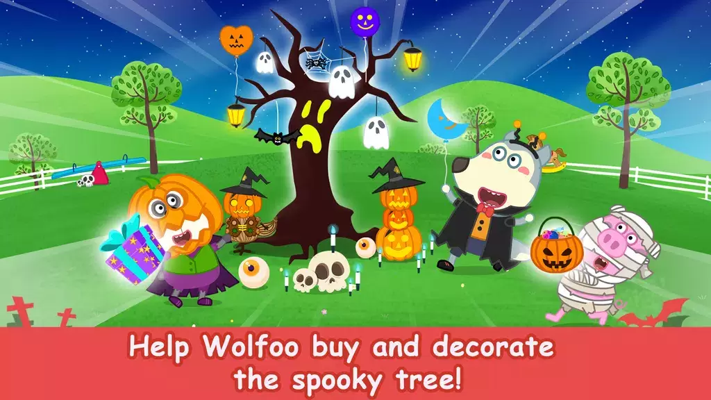 Wolfoo School Halloween Night ảnh chụp màn hình 4