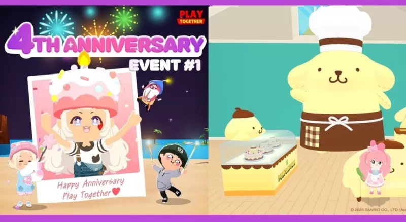 Spielen Sie zusammen das 4. Jubiläum mit Pompompurin Café -Event