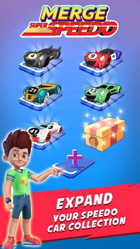 Merge Super Speedo - Kicko Car Tycoon captura de pantalla 