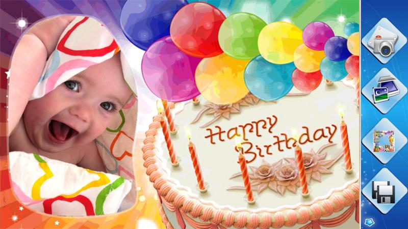 Birthday Frames captura de pantalla 