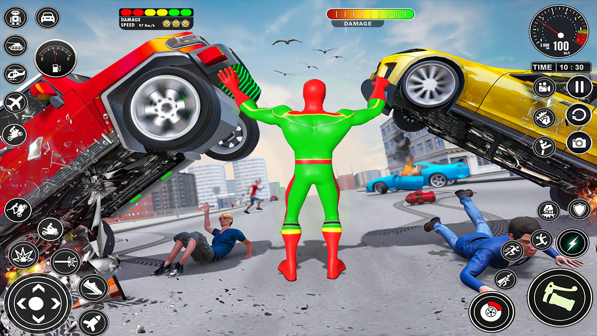 Rope Superhero Games Rope Hero экрана 4