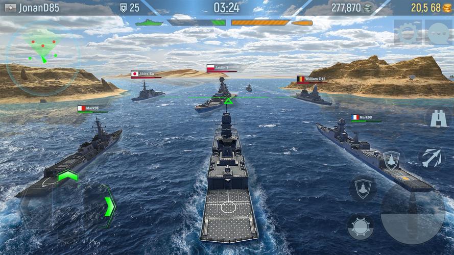 Screenshot Naval Armada: Jogo de Barco 2