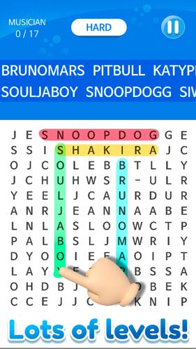 Word Search - Connect letters captura de pantalla 