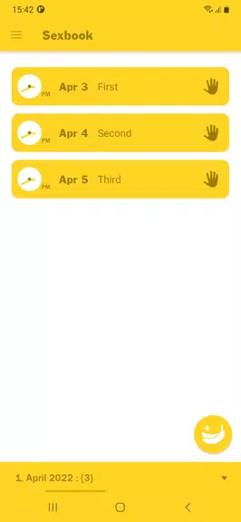 Sex Tracker captura de pantalla 