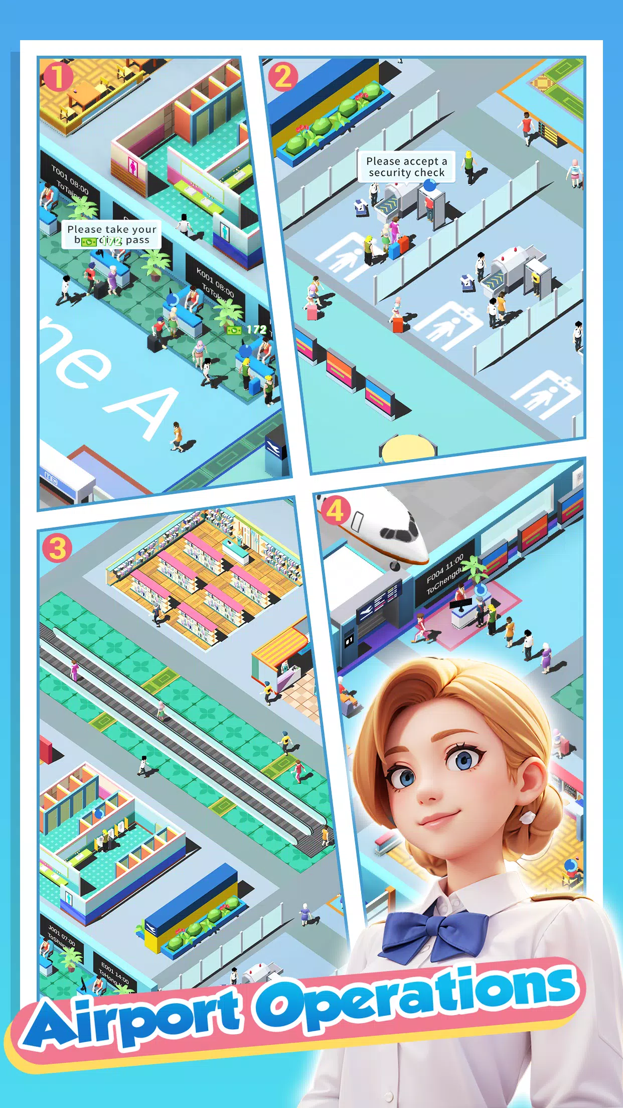 Happy Airport：Simulator screenshot 4