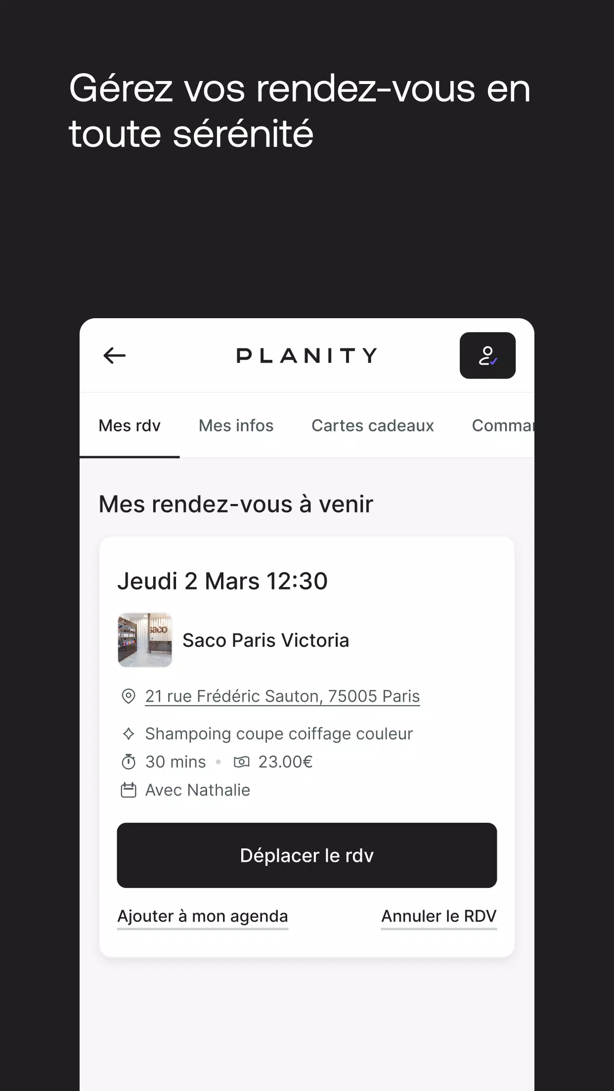 Screenshot Planity 4