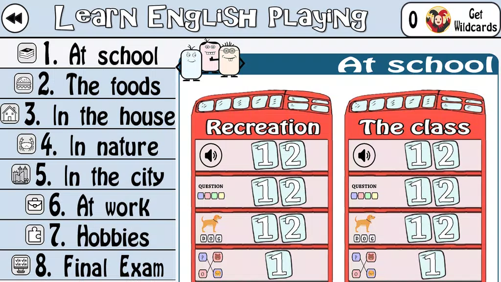 Learn English by Playing zrzut ekranu 2