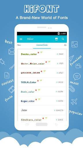 HiFont - Fonts&Wallpapers screenshot 3