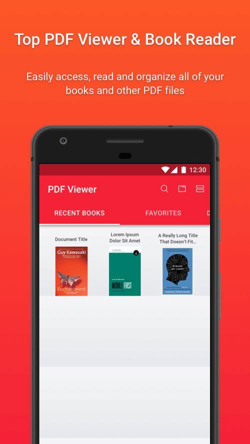 PDF Viewer & Book Reader captura de pantalla 