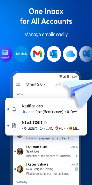 Spark Mail – AI Email Inbox स्क्रीनशॉट 1